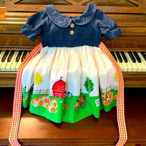 Eleanor Rose pumpkin patch dress